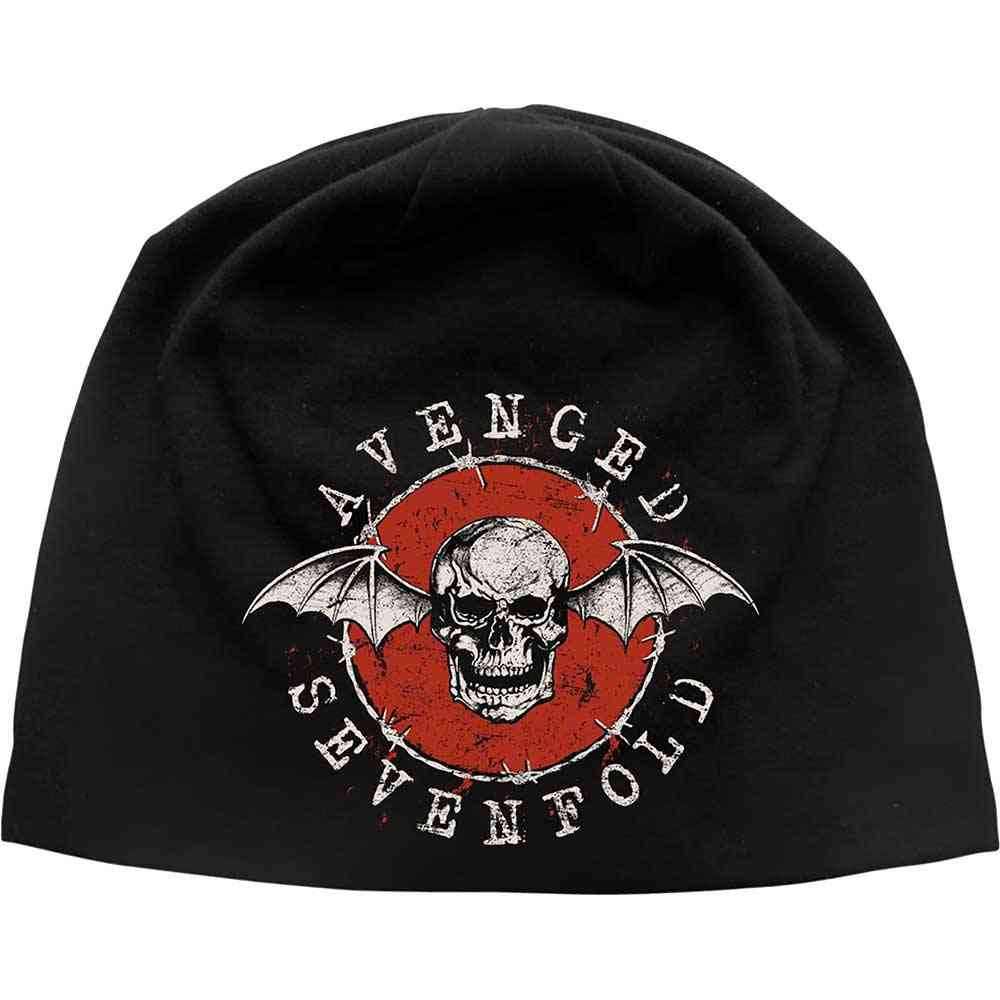 Avenged Sevenfold - Distressed Bat Bonnet - Noir